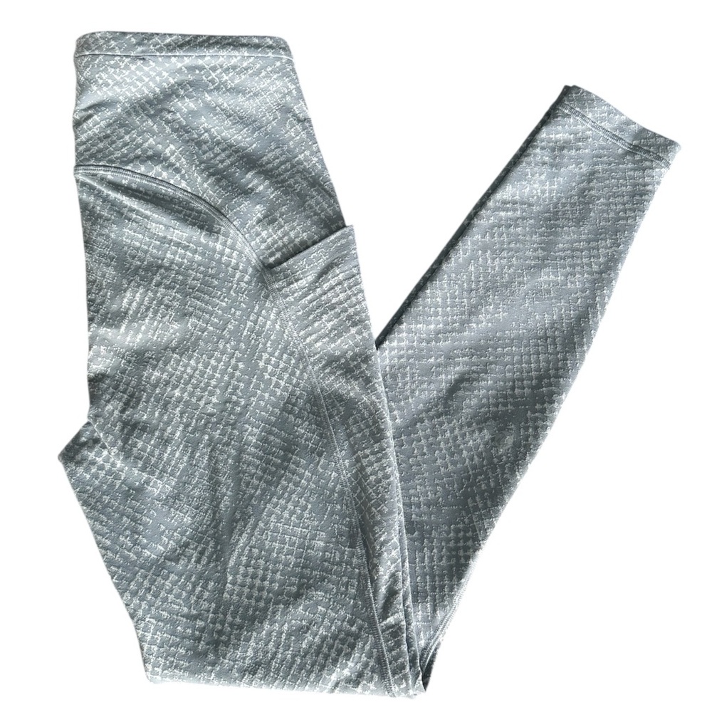 lululemon athletica Gray Patterned Leggings